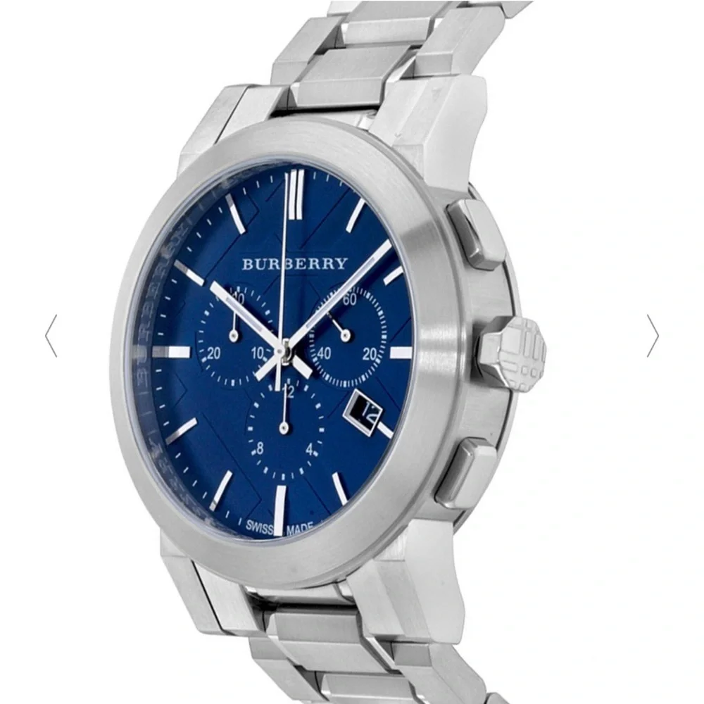 Burberry Silver Watch - The City Blue - Picture 3 of 16